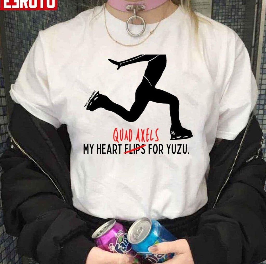 My Heart Quad Axels For Yuzuru Hanyu Unisex Sweatshirt