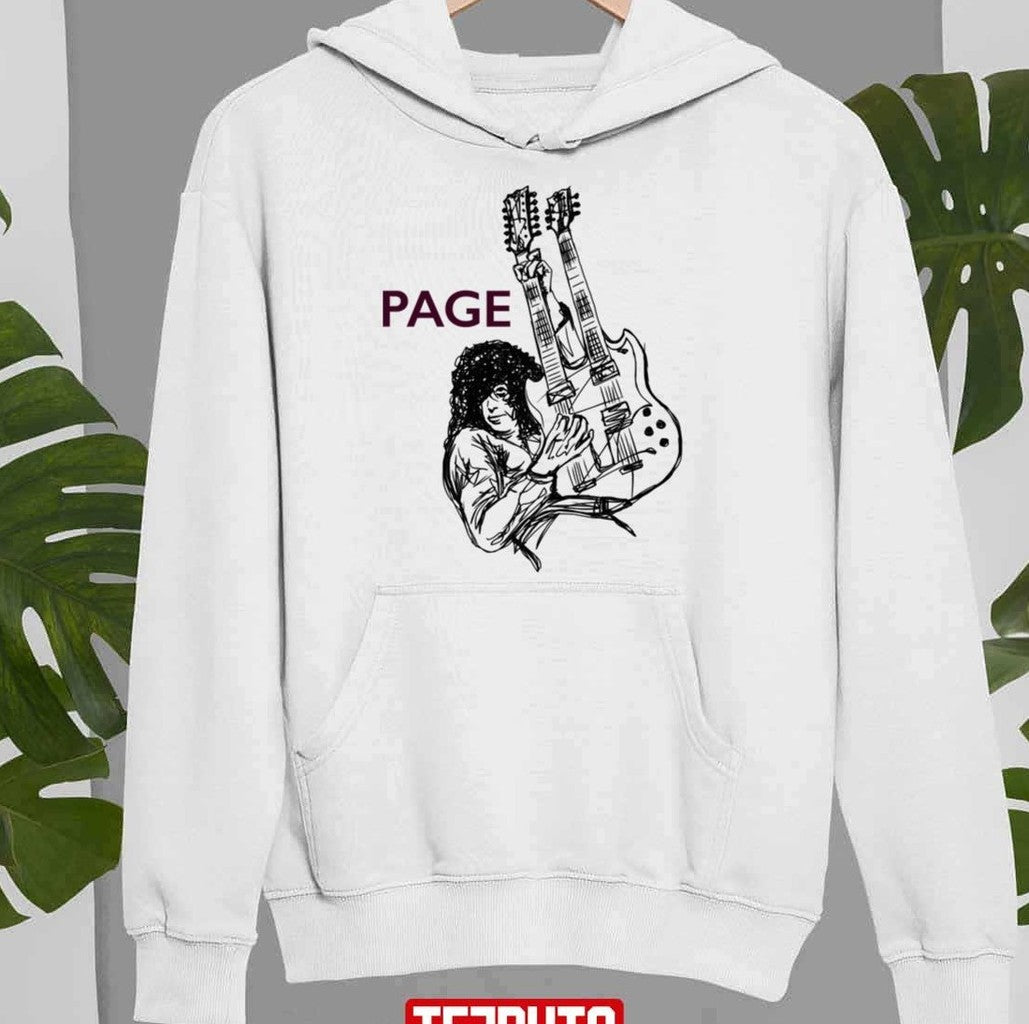 Sketch Holiday Jimmy Page Unisex Sweatshirt