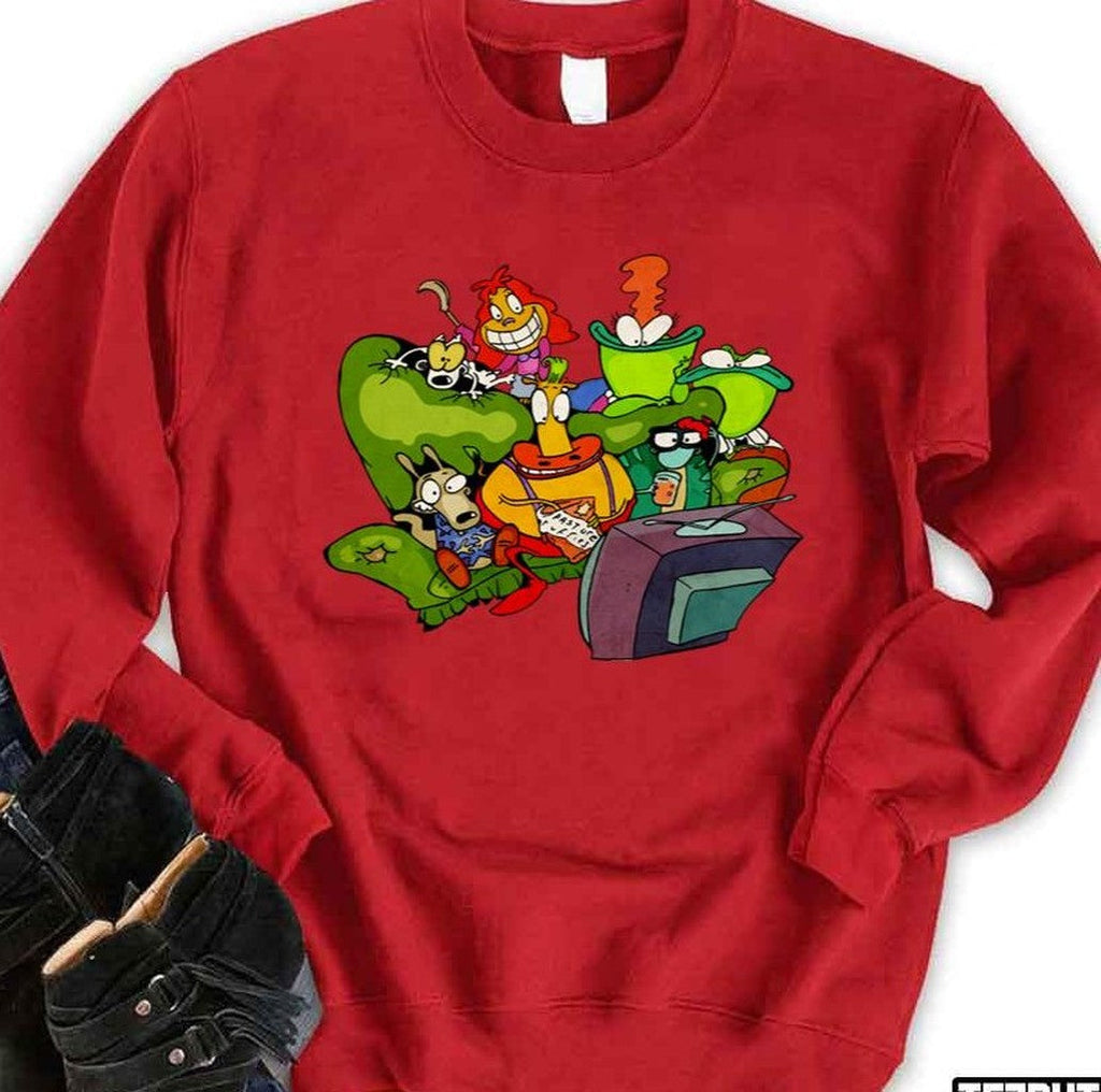 Rocko's Sofa Rocko's Modern Life Unisex Sweatshirt