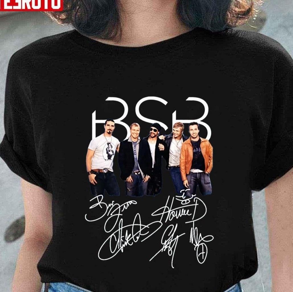 Signature Backstreet Boys 90s Boyband Unisex T-Shirt