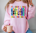 It's Okay To Feel All The Feels Shirt, Inside Out 2 T-Shirt Sweatshirt Hoodie, Mental Health Matter Shirt, Emotional Support Shirt, Feelings Shirt, Fu