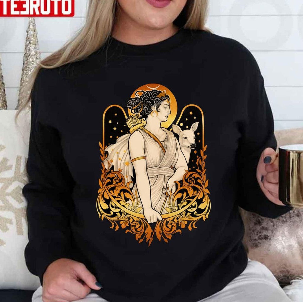 Artemis Geek Goddess Art Unisex T-Shirt