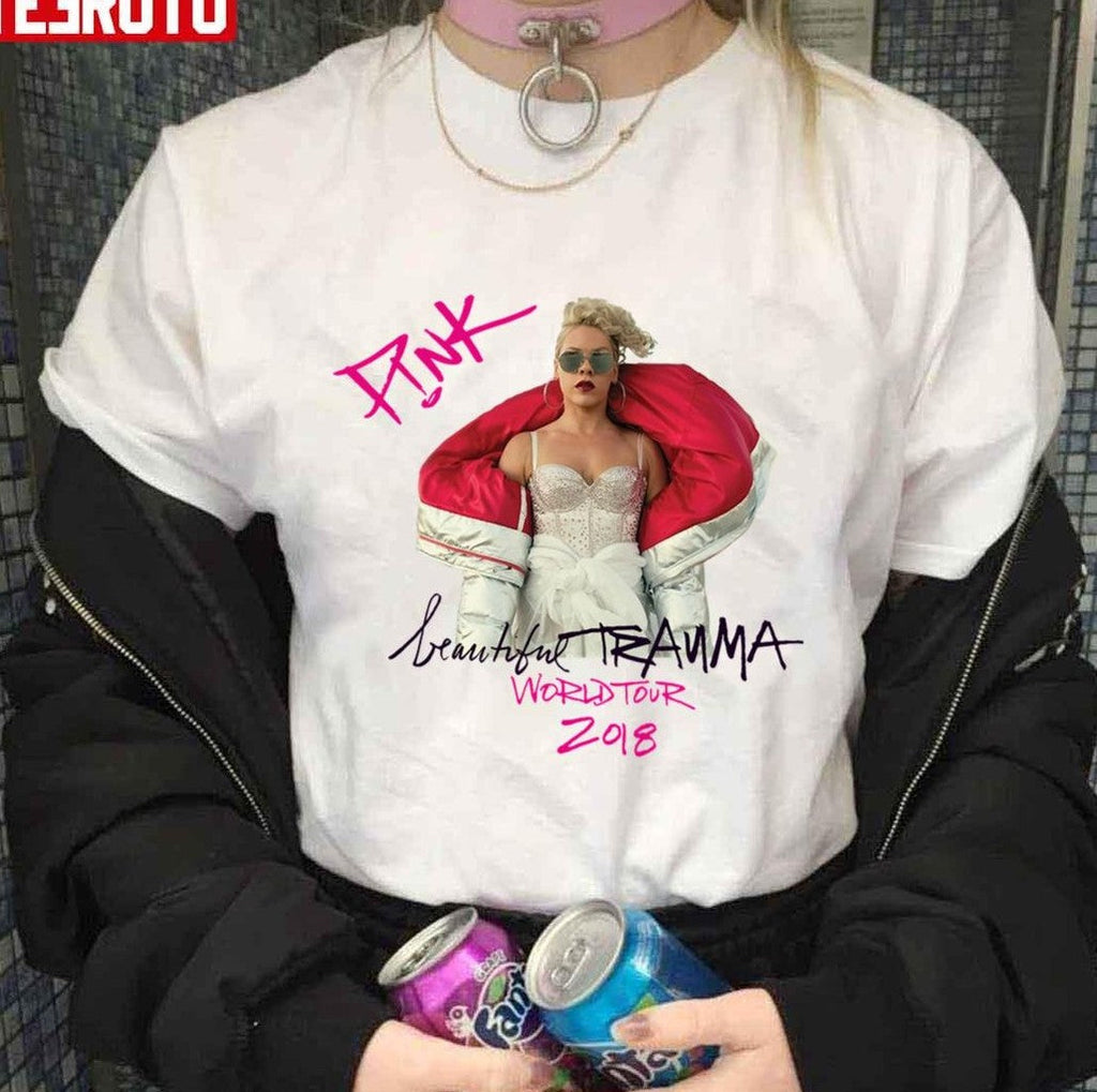 Pink P!nk Beautiful Trauma World Tour 2018 Unisex T-Shirt