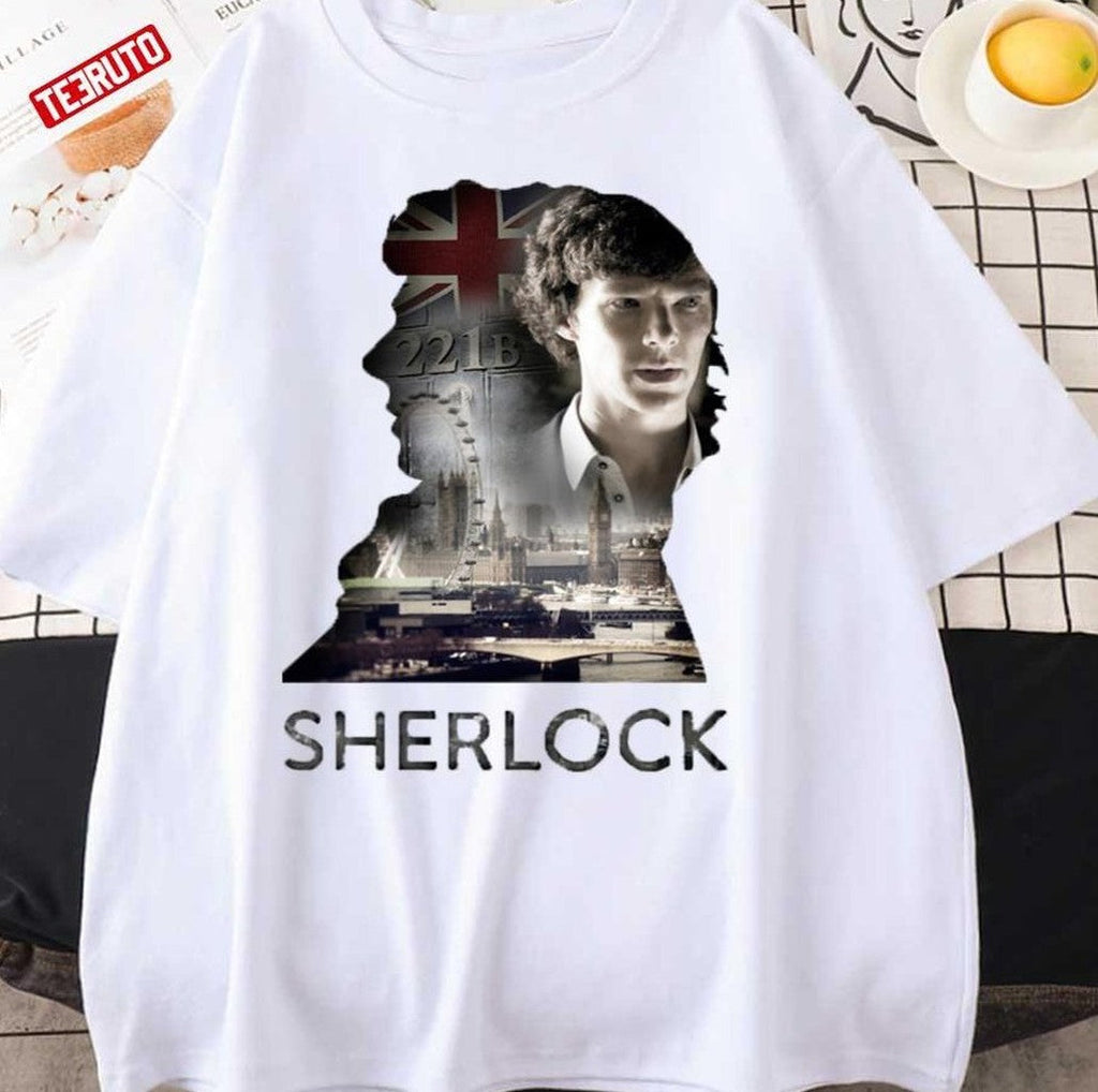 Benedict Cumberbatch Portrait Sherlock Holmes Unisex T-Shirt