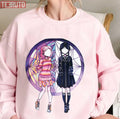 Anime Style Art Of Wednesday And Enid Unisex Sweatshirt
