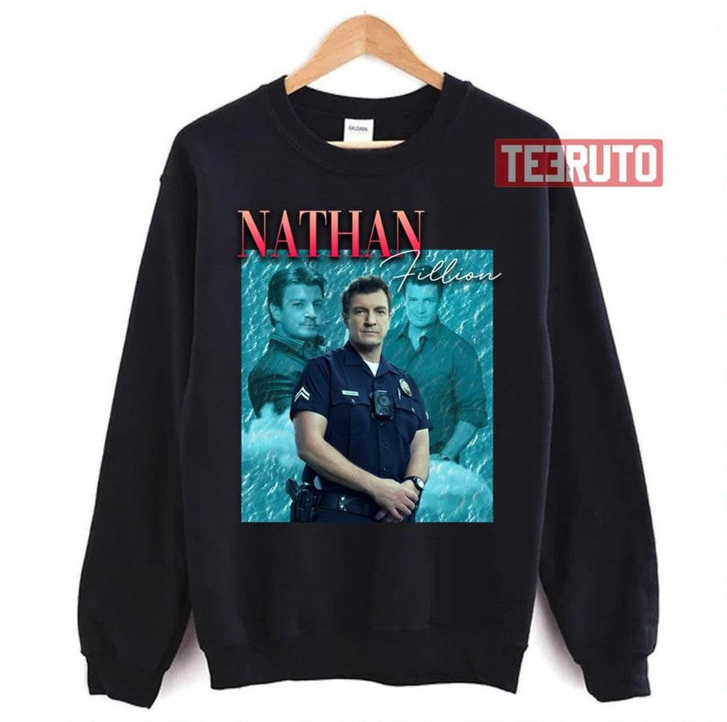 Nathan Fillion Retro 80s The Rookie Tv Show Unisex T-Shirt