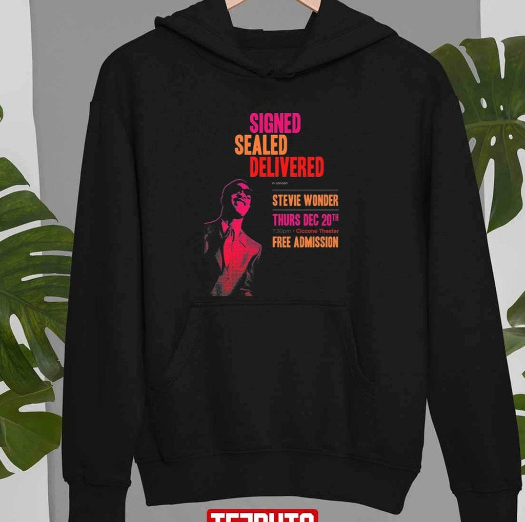 Signed Sealed Delivered Stevie Wonder Unisex Sweatshirt
