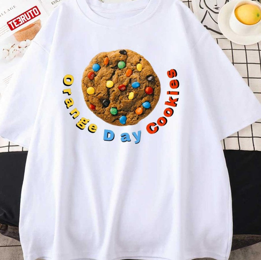 Orange Day Cookies Design Unisex Hoodie