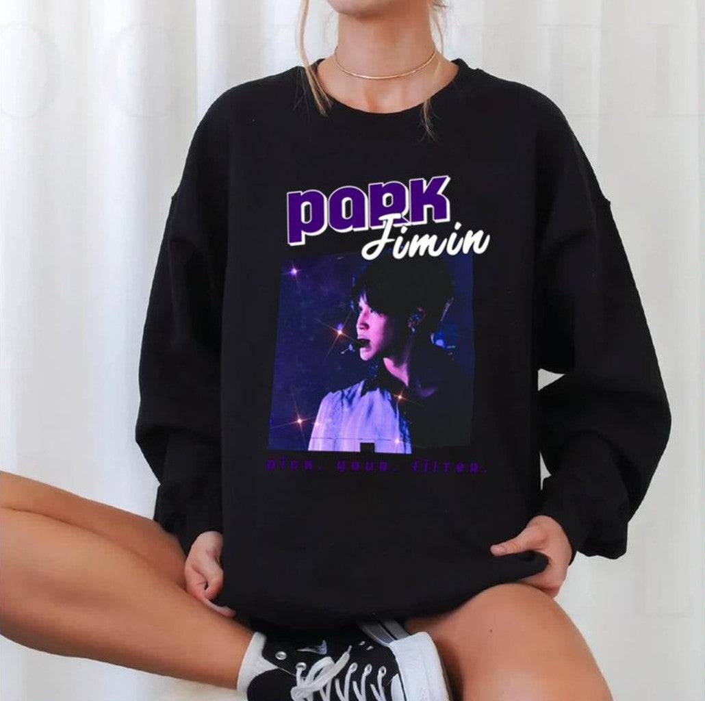 Pick Your Filter Jimin Vintage Bangtan Boys Bts Unisex Sweatshirt