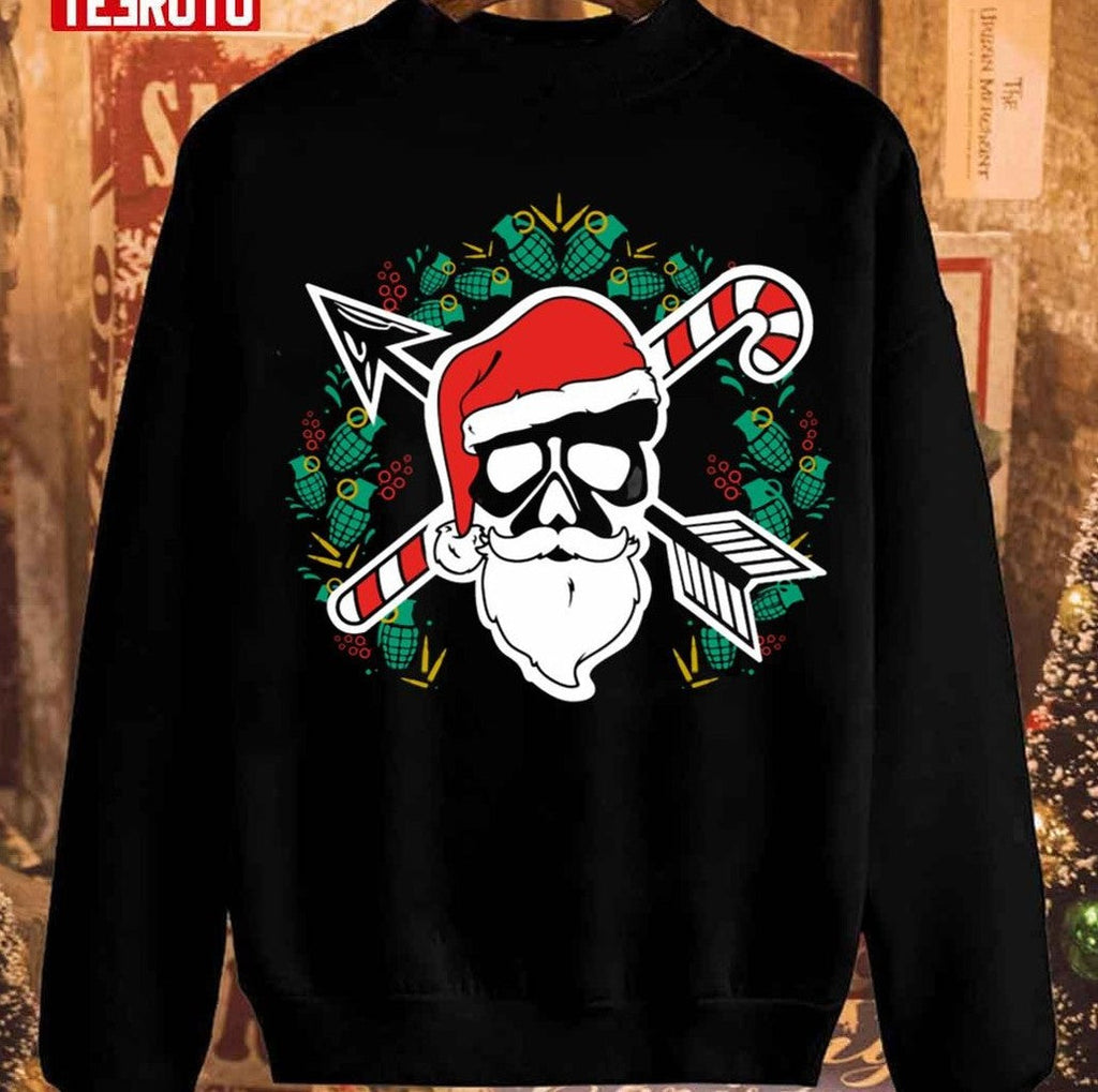 Santa Mfg Christmas Veteran Unisex Sweatshirt