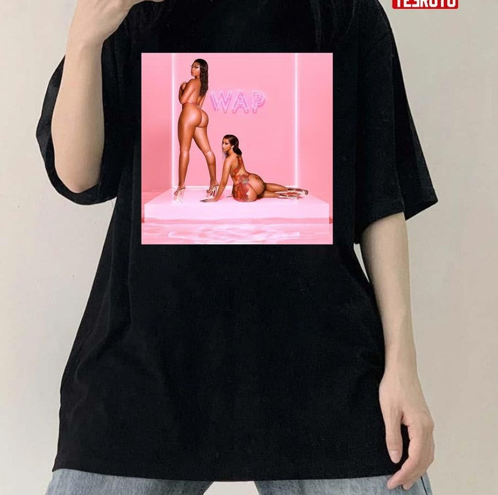 Sexy Megan Thee Stallion And Cardi B Wap Unisex T-Shirt
