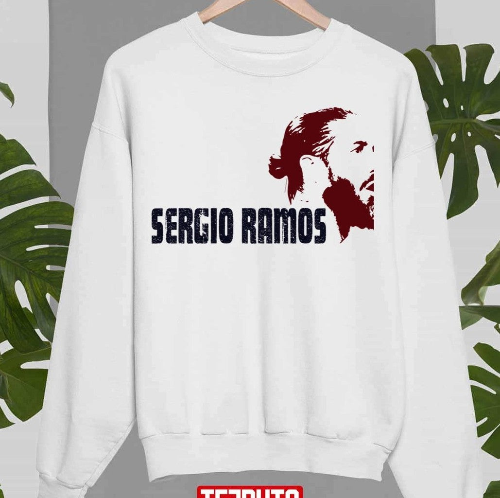 Art And Illustration Designs Sergio Ramos Unisex Sweatshirt
