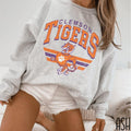 41. Clemson Tigers Vintage NCAA Football Sweatshirt, Sports Team Apparel, Classic Hoodie for Fans and Enthusiasts