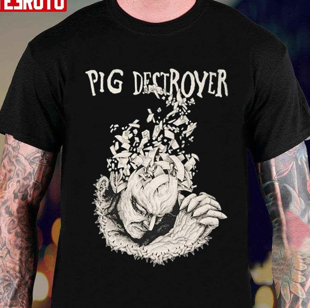 Pig Destroyer Jef Whitehead Art Unisex T-shirt