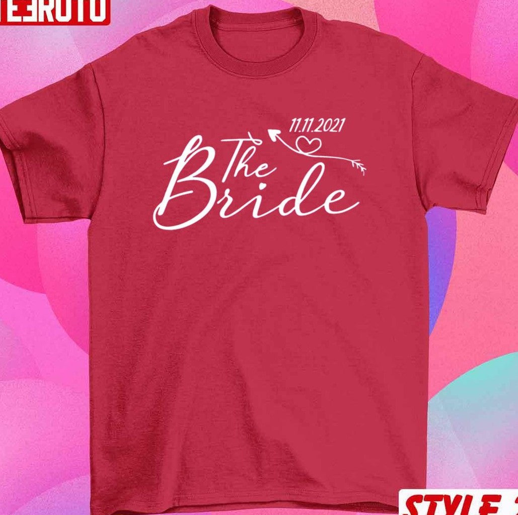 Bachelor Party Groom And Bride Customize Days Matching Couple Valentine T-Shirt