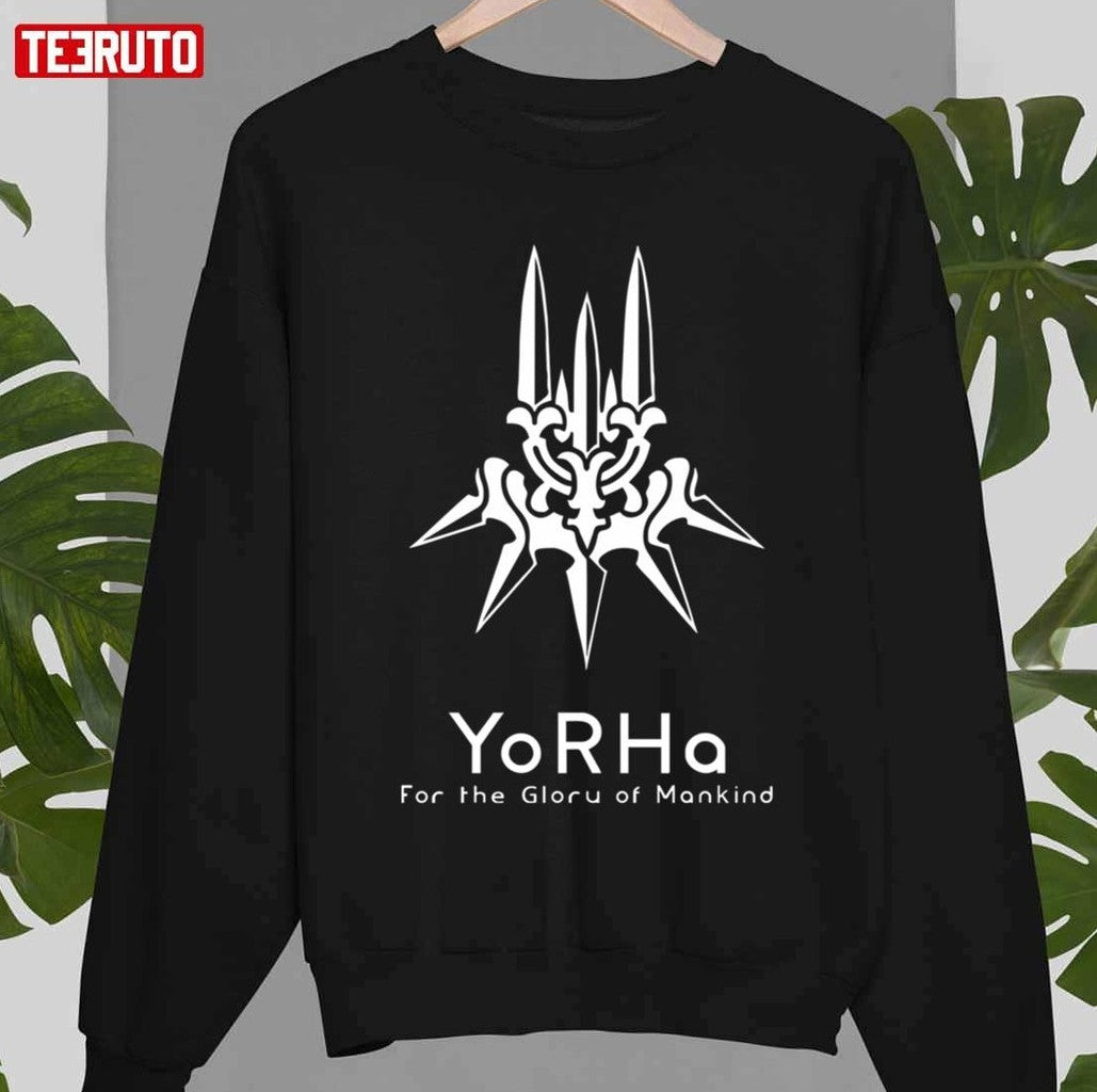 Anime Nier Yorha Logo White Unisex T-Shirt