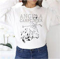 Mono White Art Carole And Tuesday Unisex Sweatshirt
