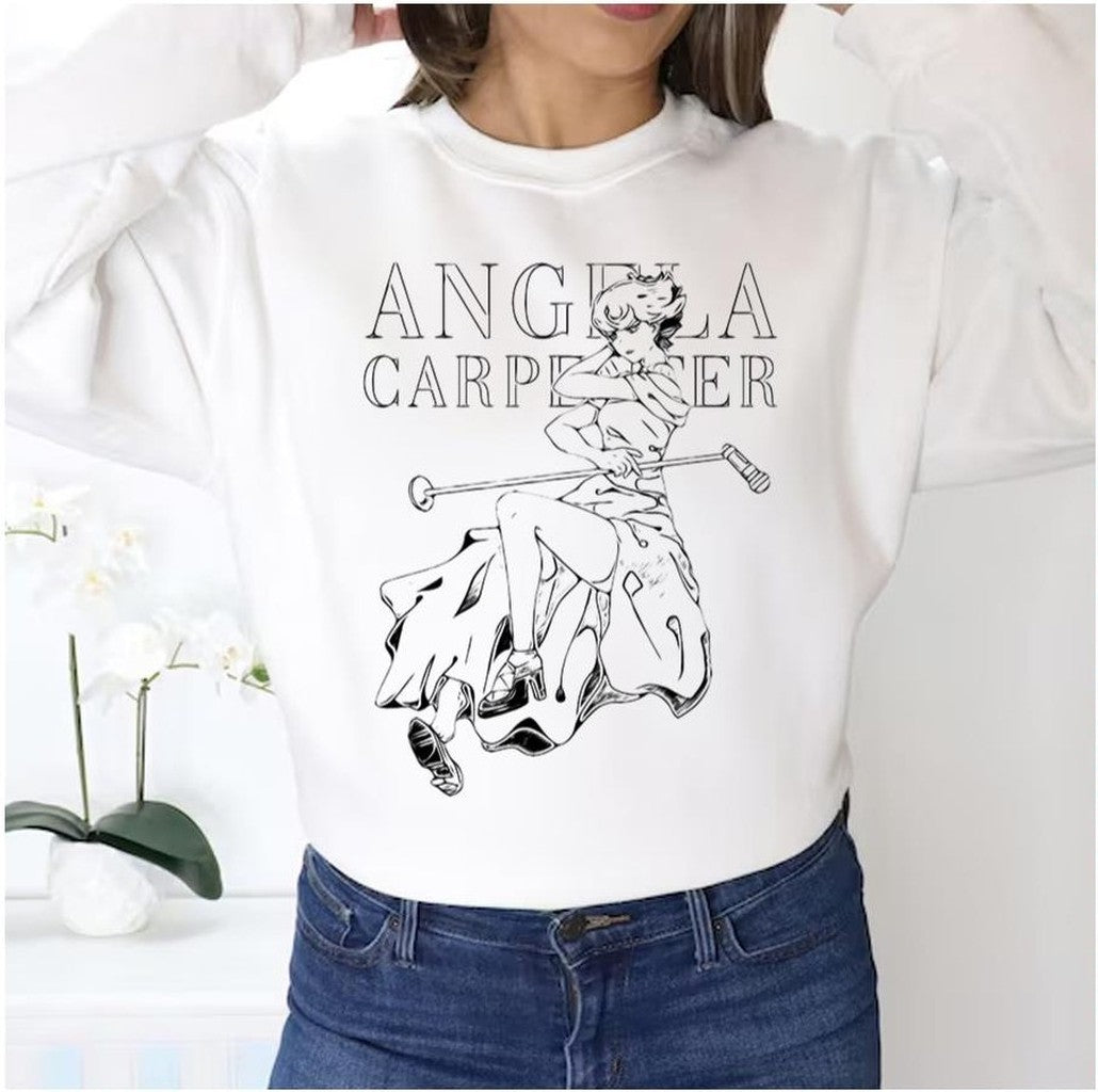 Mono White Art Carole And Tuesday Unisex Sweatshirt
