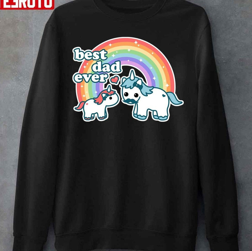 Best Unicorn Dad Ever Unisex T-Shirt
