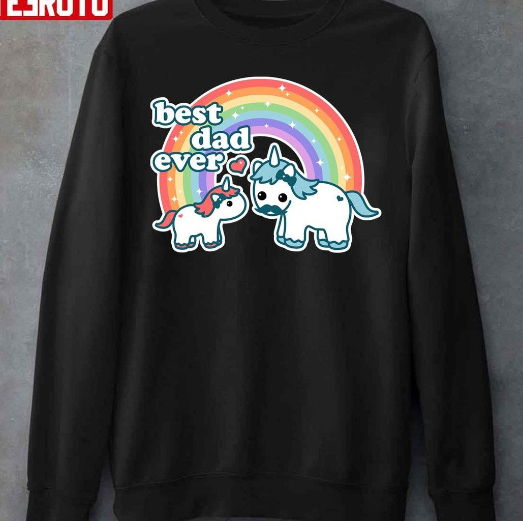 Best Unicorn Dad Ever Unisex T-Shirt