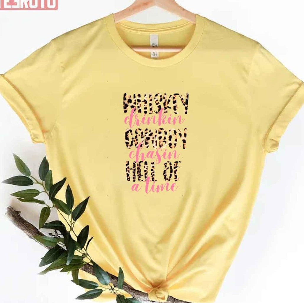Pink And Cheetah Play Something Country Brooks N Dunn Unisex T-Shirt