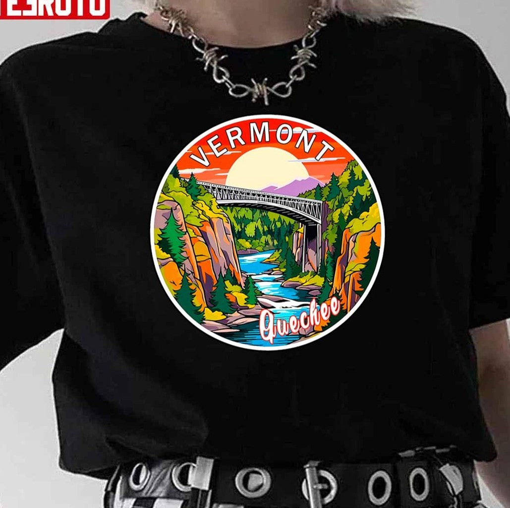 Quechee Gorge Bridge Vermont Unisex T-Shirt