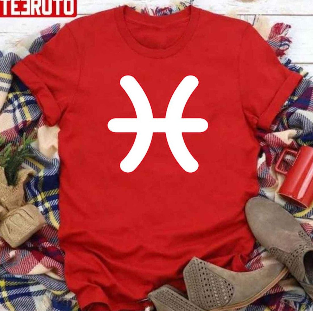 Pisces Symbol Zodiac Sign Unisex Sweatshirt