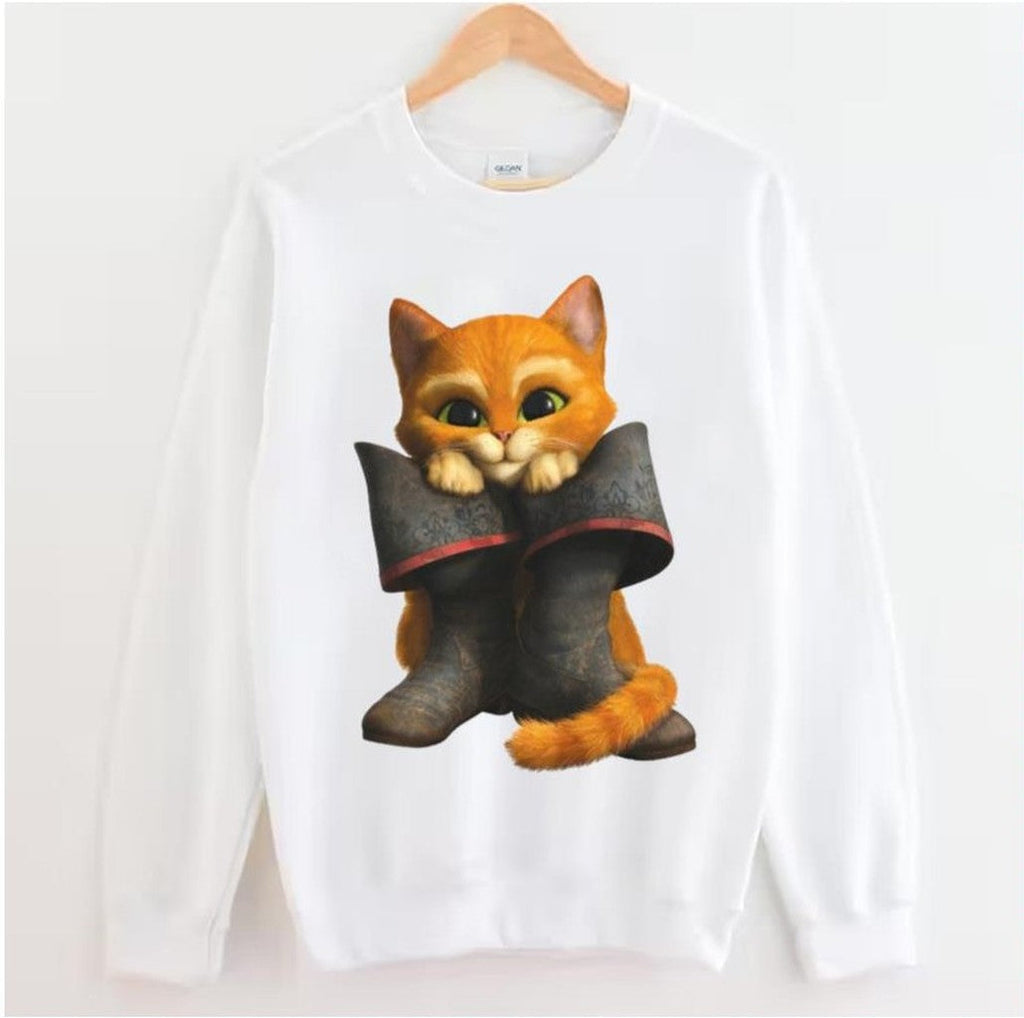 Babay Cat Puss In Boots Unisex Hoodie