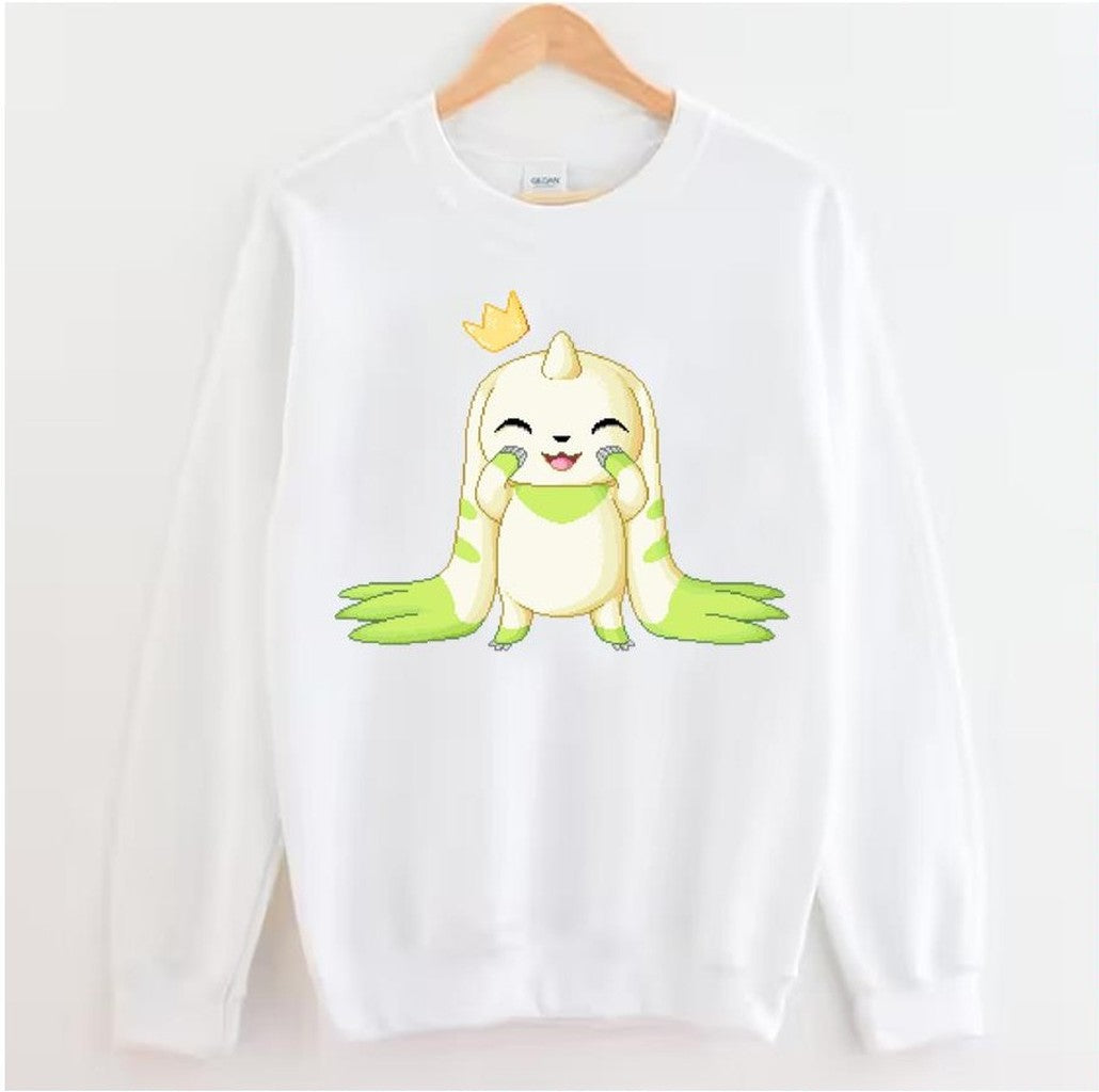 Terriermon Big Smile Digimon Unisex Sweatshirt