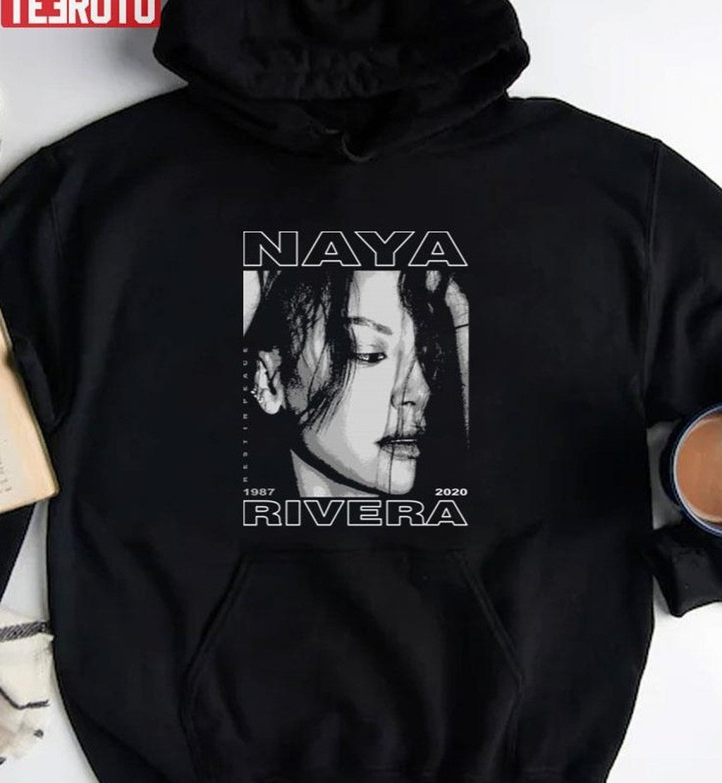 Naya Rivera Chromatic Art Black And White Unisex T-Shirt