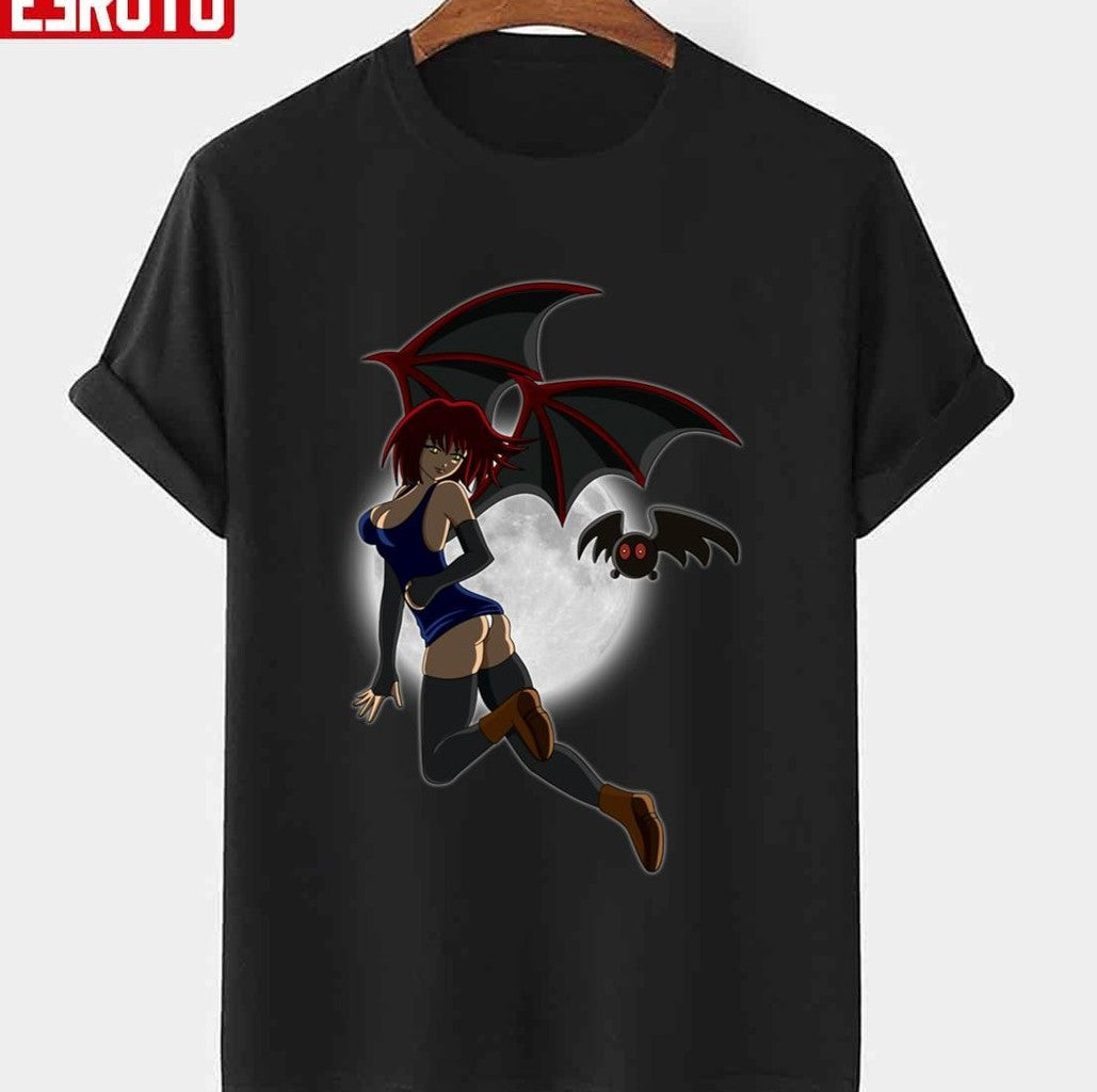 Sexy Girl Fly Me To The Moon Art Unisex T-Shirt