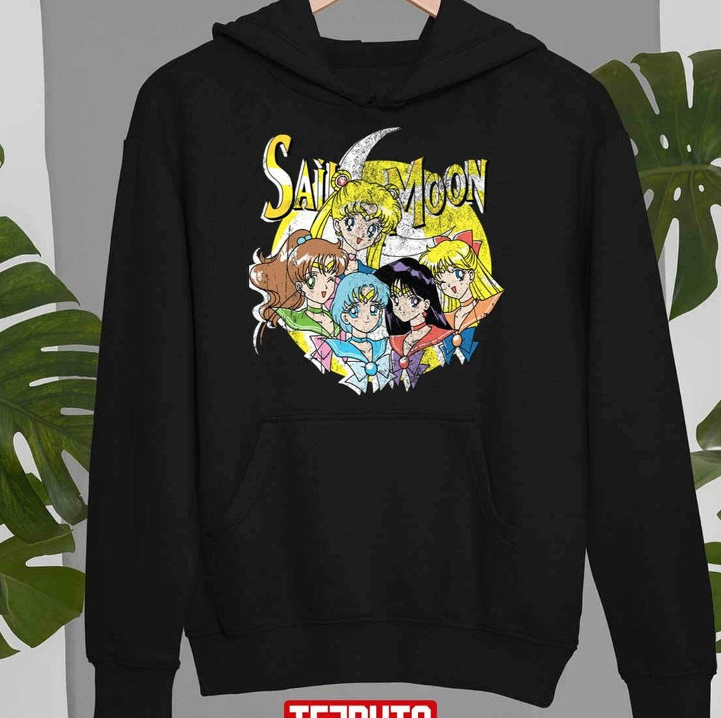 Moon Warrior Vintage Design Sailor Moon Unisex Sweatshirt