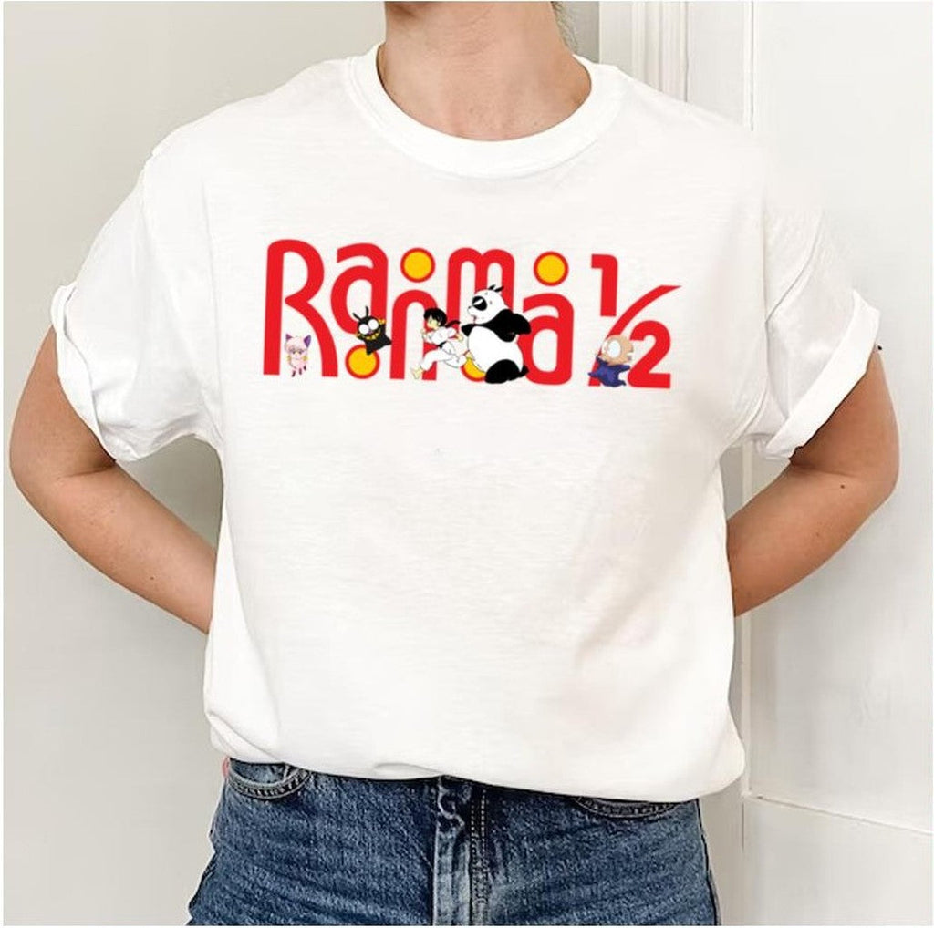 Ranma 12 Funny Logo Yellow Backround Original Drawn Unisex Sweatshirt