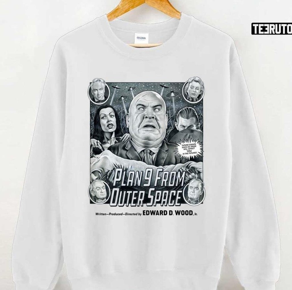 Plan 9 From Outer Space By Ed Wood Movie Poster Unisex T-Shirt