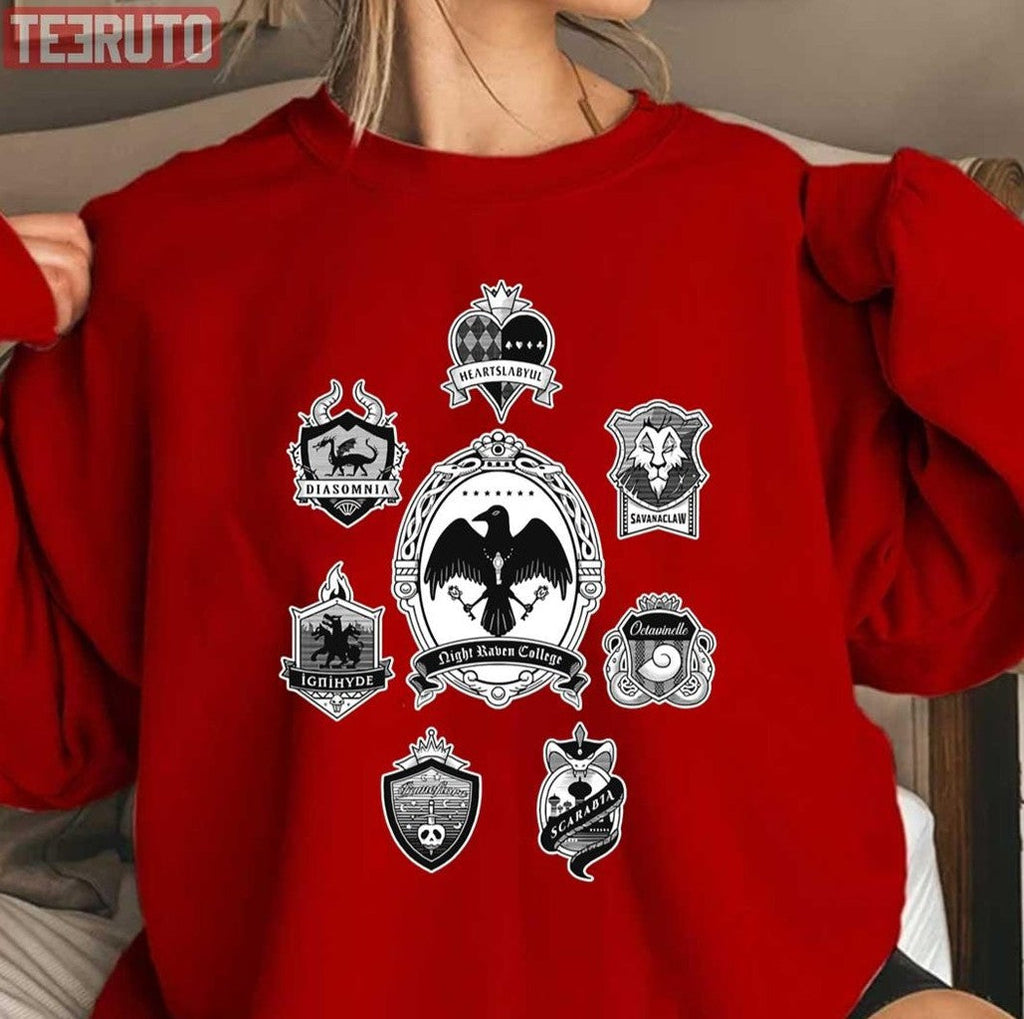 Night Raven College &amp; Dorms Twisted Wonderland Unisex Sweatshirt