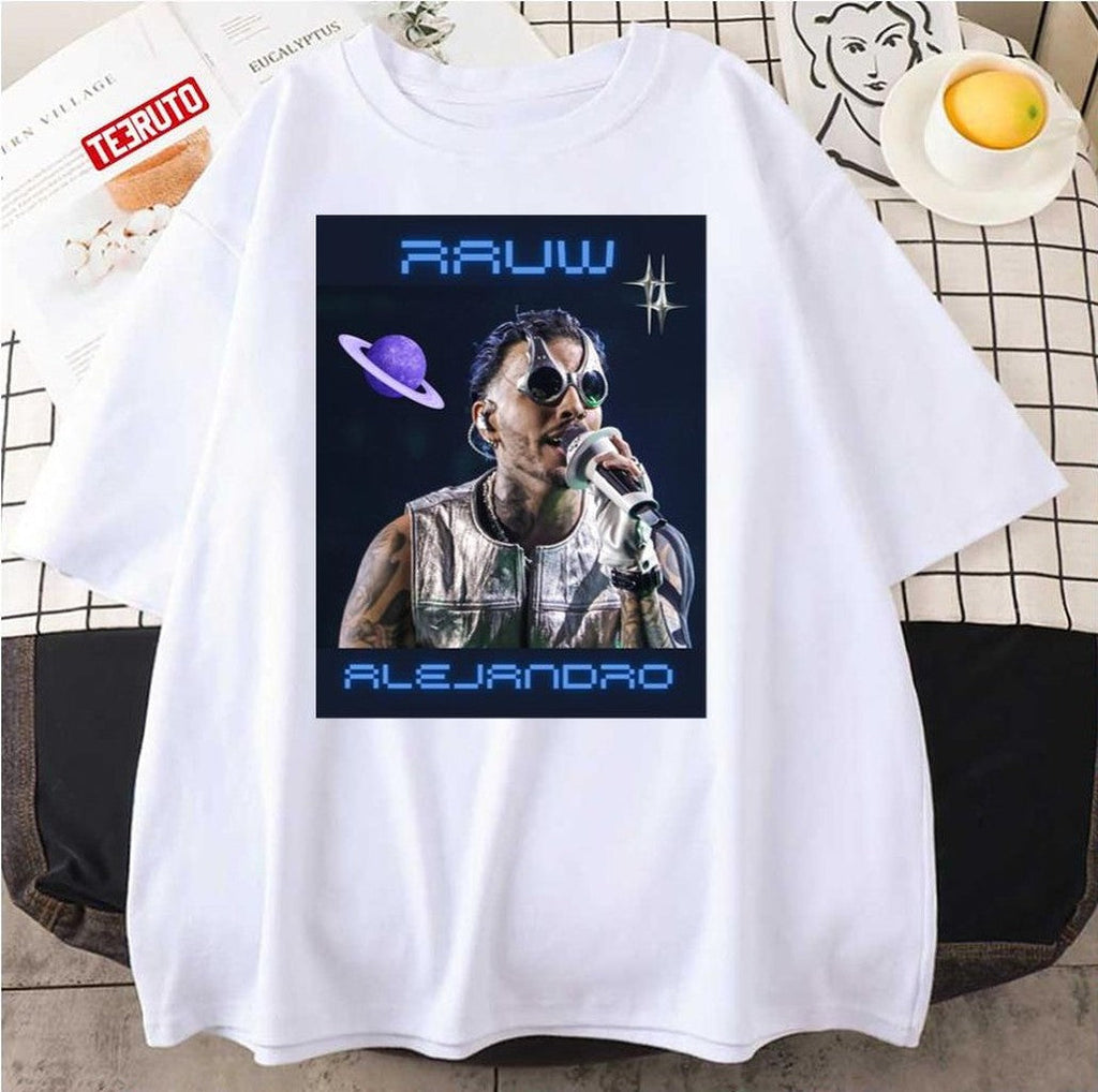 Saturno Blue Rauw Alejandro Unisex T-Shirt