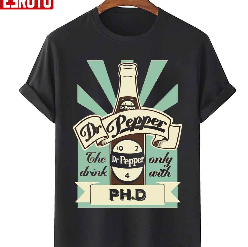 The Drink Only With PH.D Vintage Dr Pepper 10 2 4 Bottle Unisex Sweatshirt