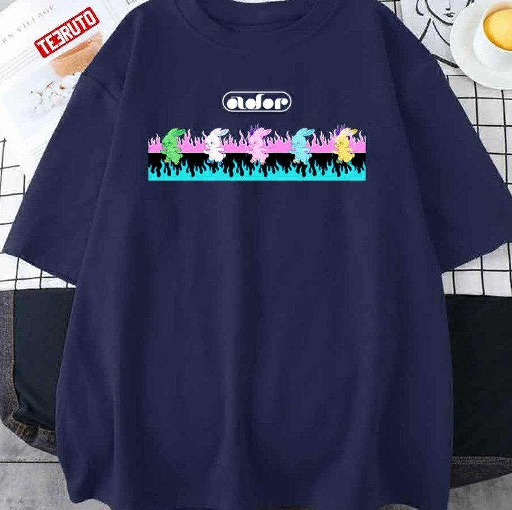 Best Newjeans Bunnies &amp; Flames Design Unisex Sweatshirt