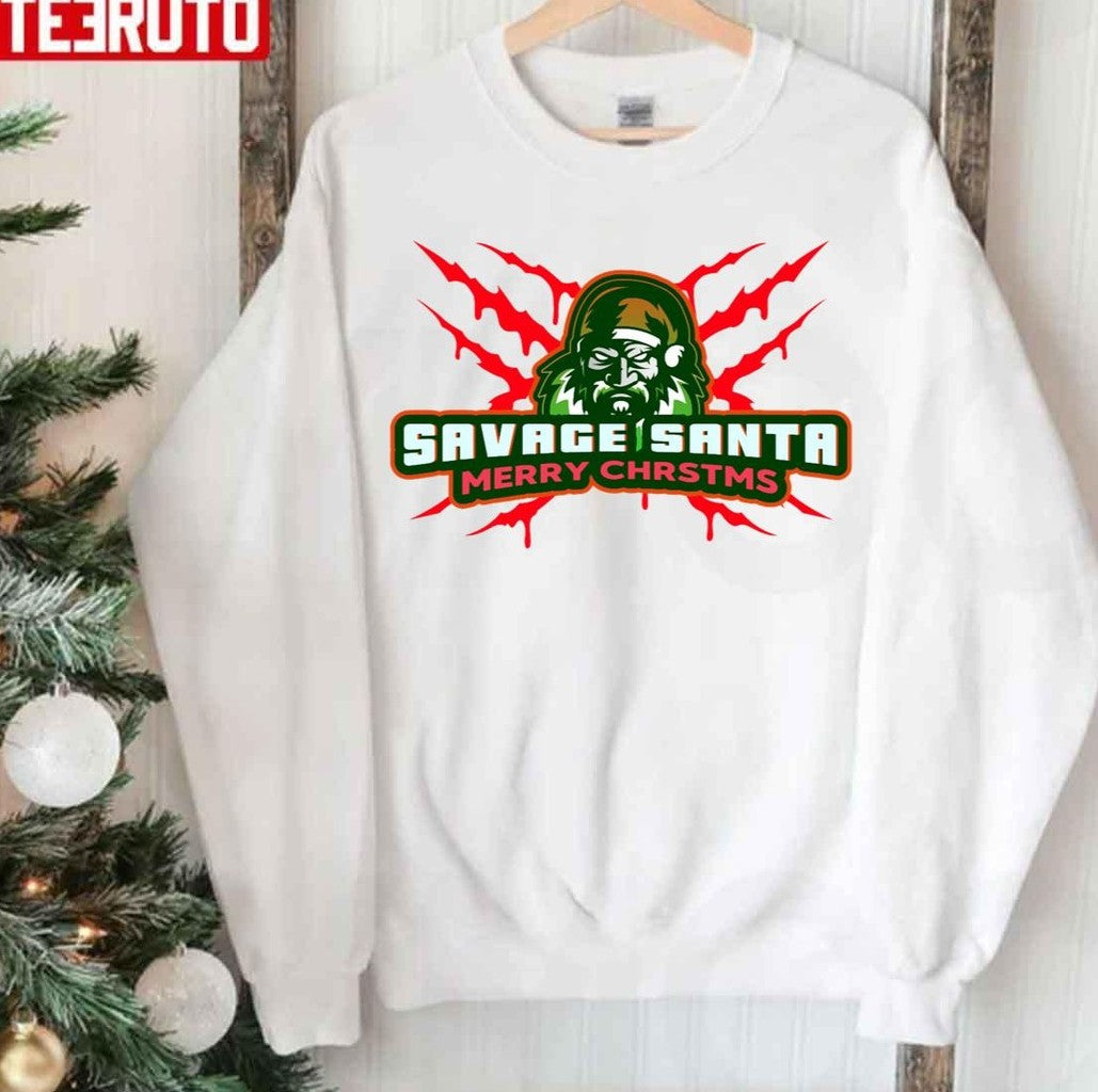 Savage Santa 2023 Christmas Unisex Sweatshirt