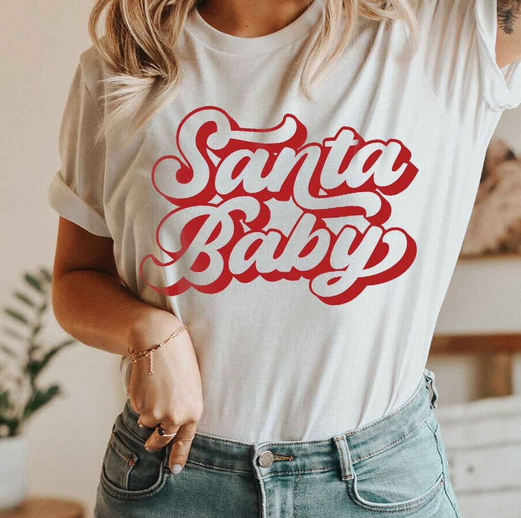 Santa Baby Xmas Unisex T-Shirt