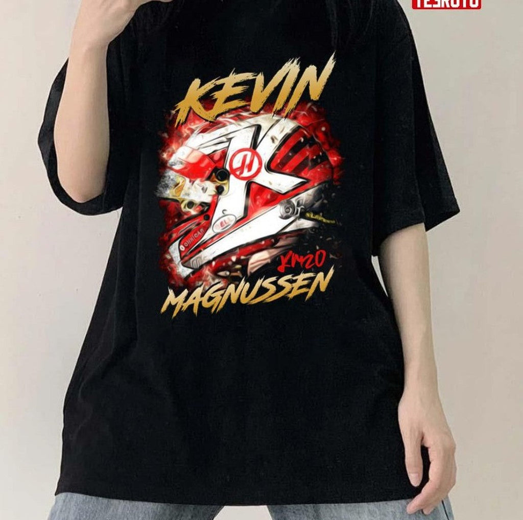 The Helmet Design Kevin Magnusen F1 Racing Unisex Sweatshirt