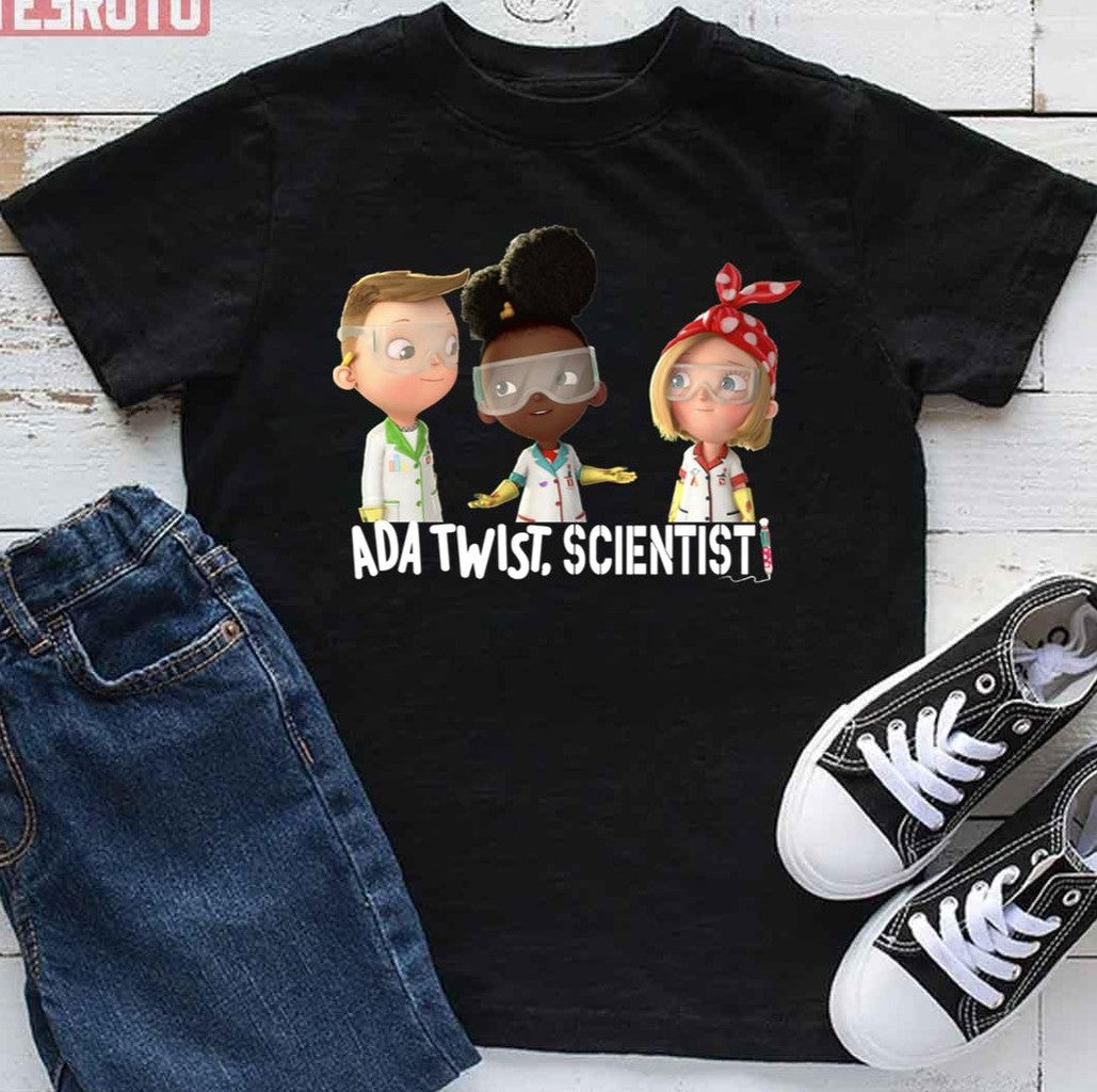 Science Cartoon Ada Twist Scientist Unisex T-Shirt