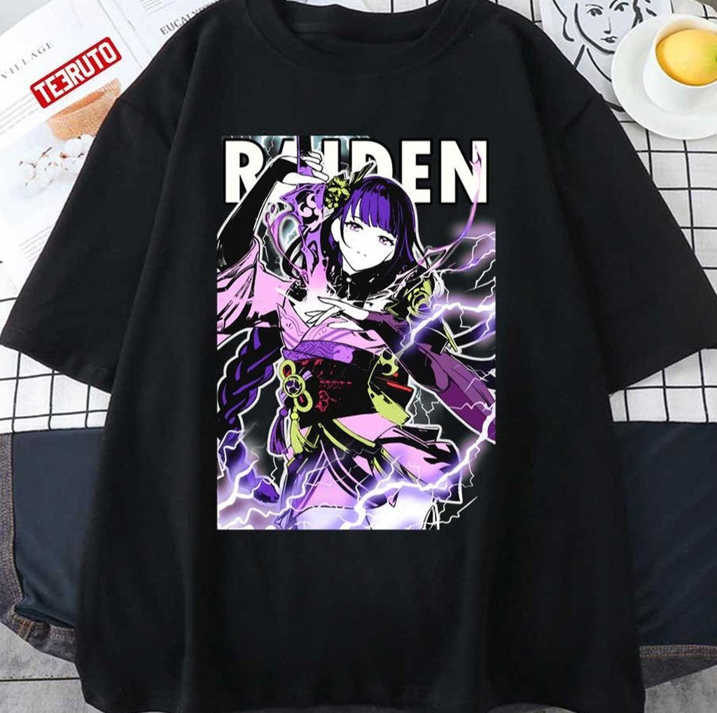Raiden Shogun Genshin Impact Fan Made Unisex T-Shirt