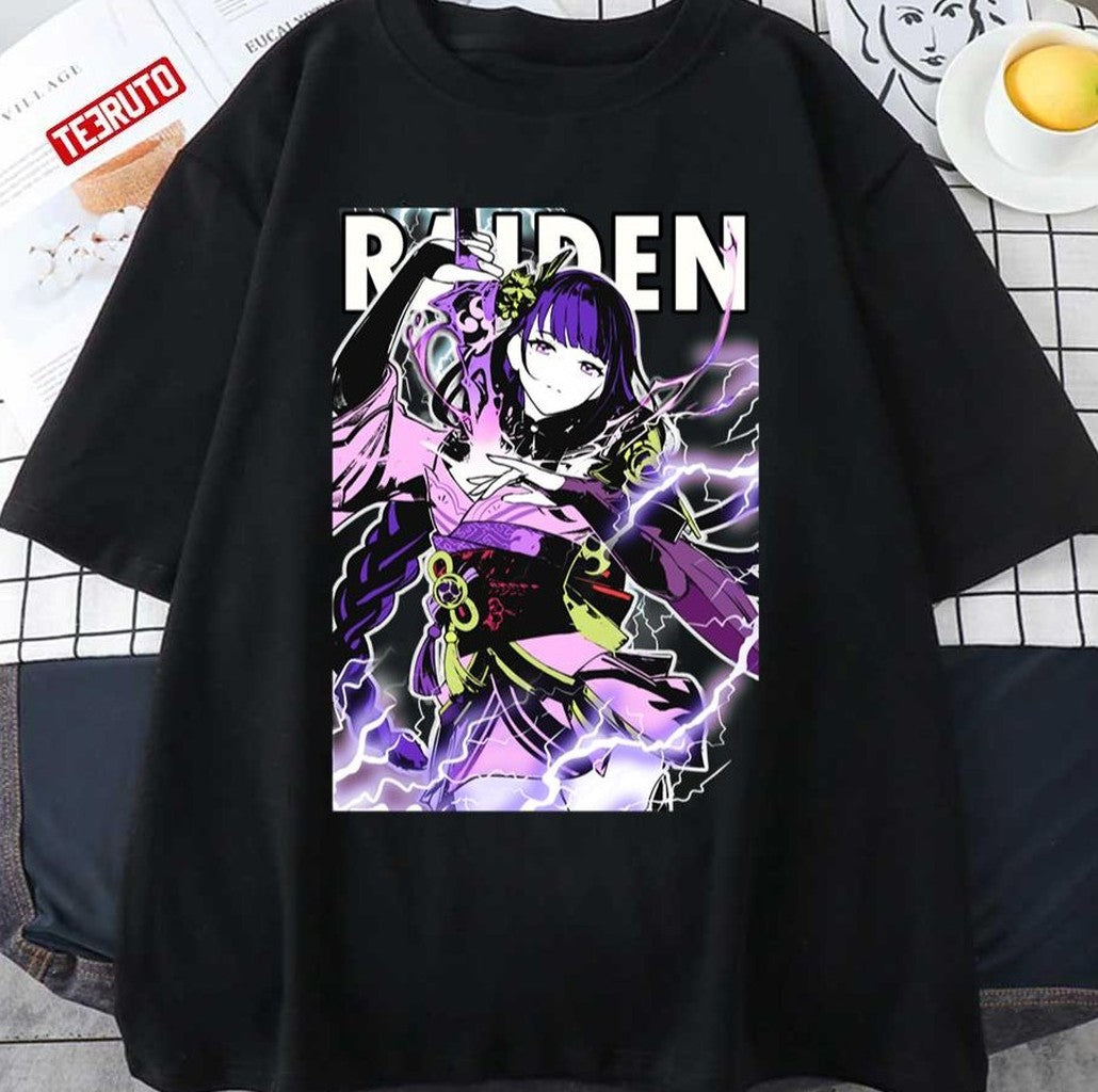 Raiden Shogun Genshin Impact Fan Made Unisex T-Shirt