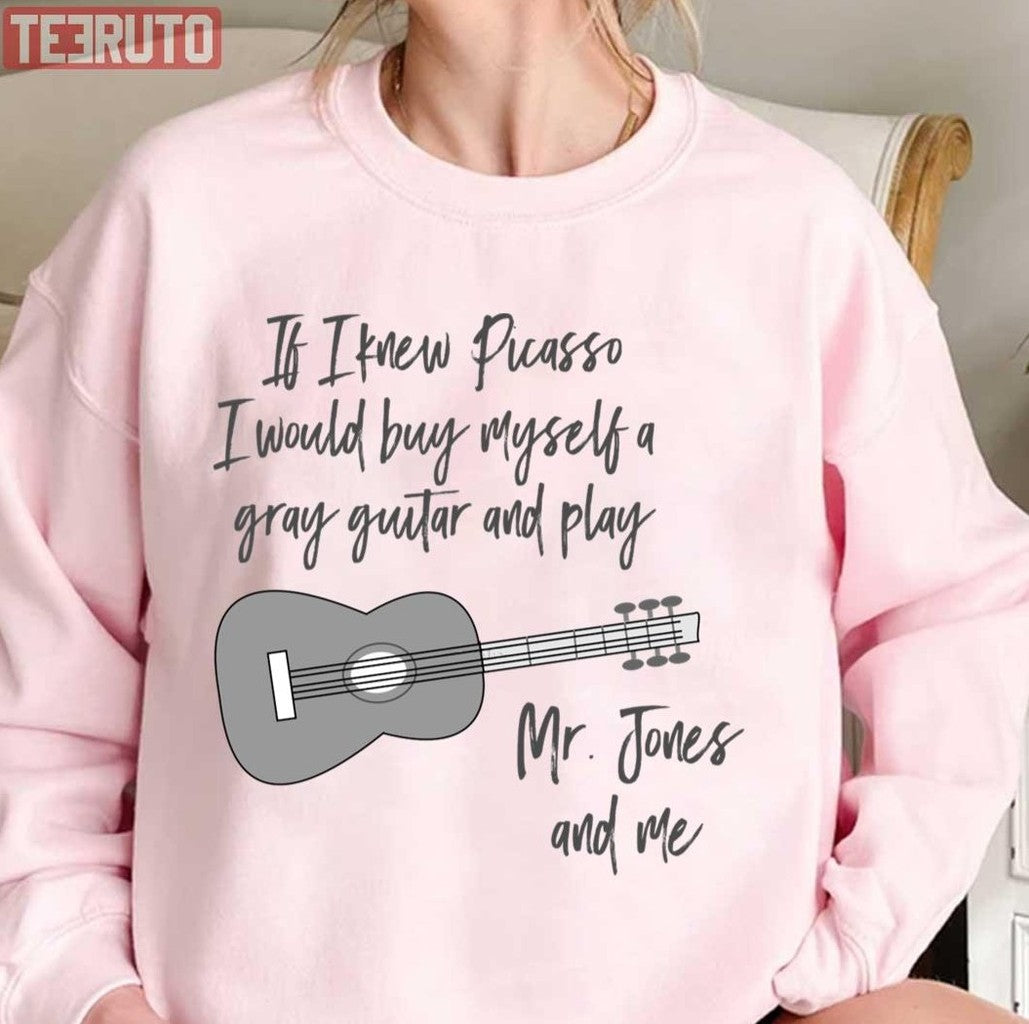 Mr. Jones Guitar Lyrics Unisex T-Shirt
