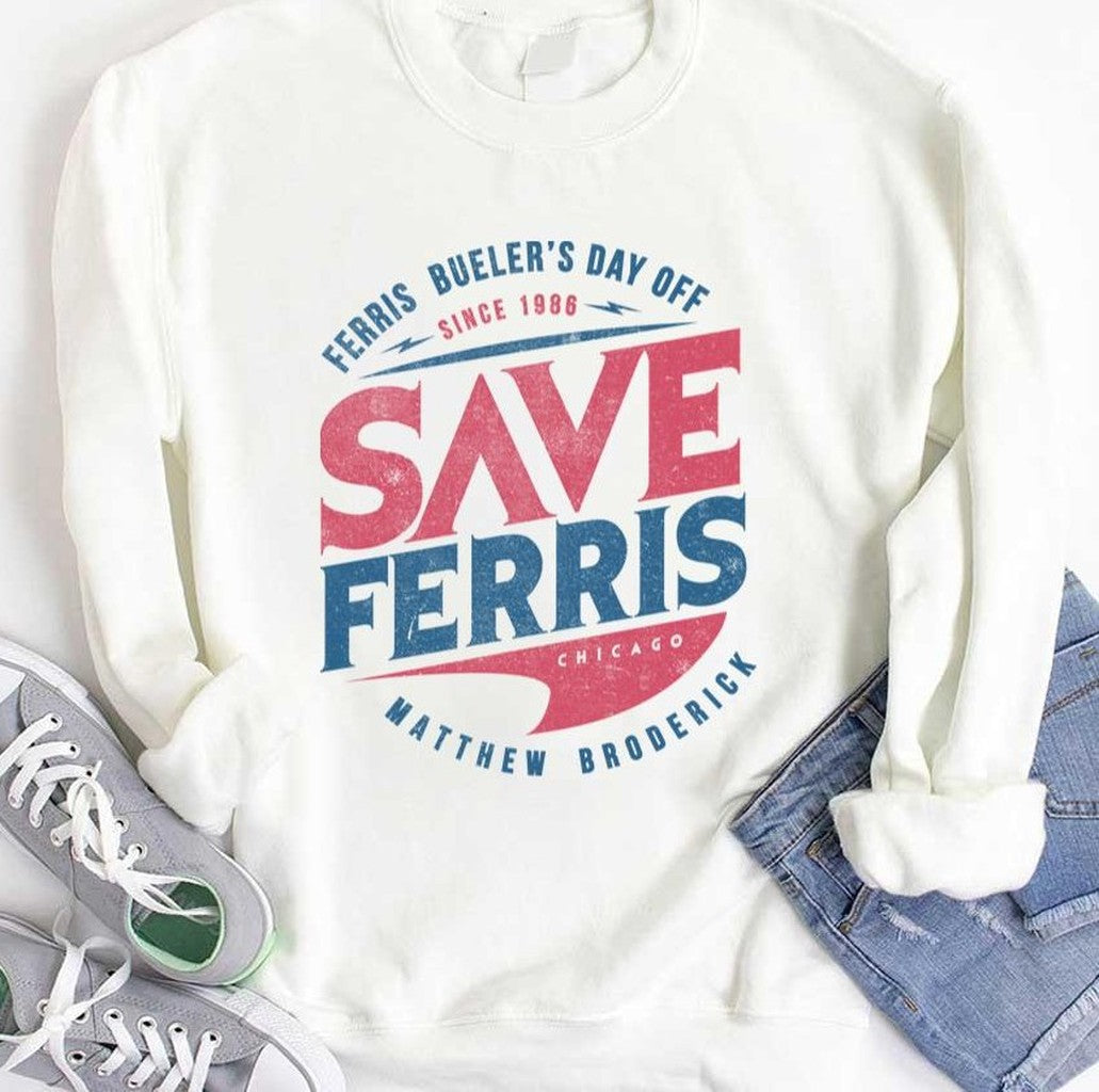 Save Ferris Ferris Bueller's Day Off Logo Unisex T-shirt