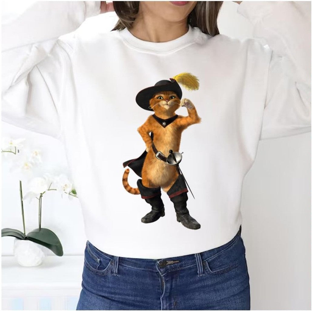 Puss In Boots Memes Unisex Sweatshirt