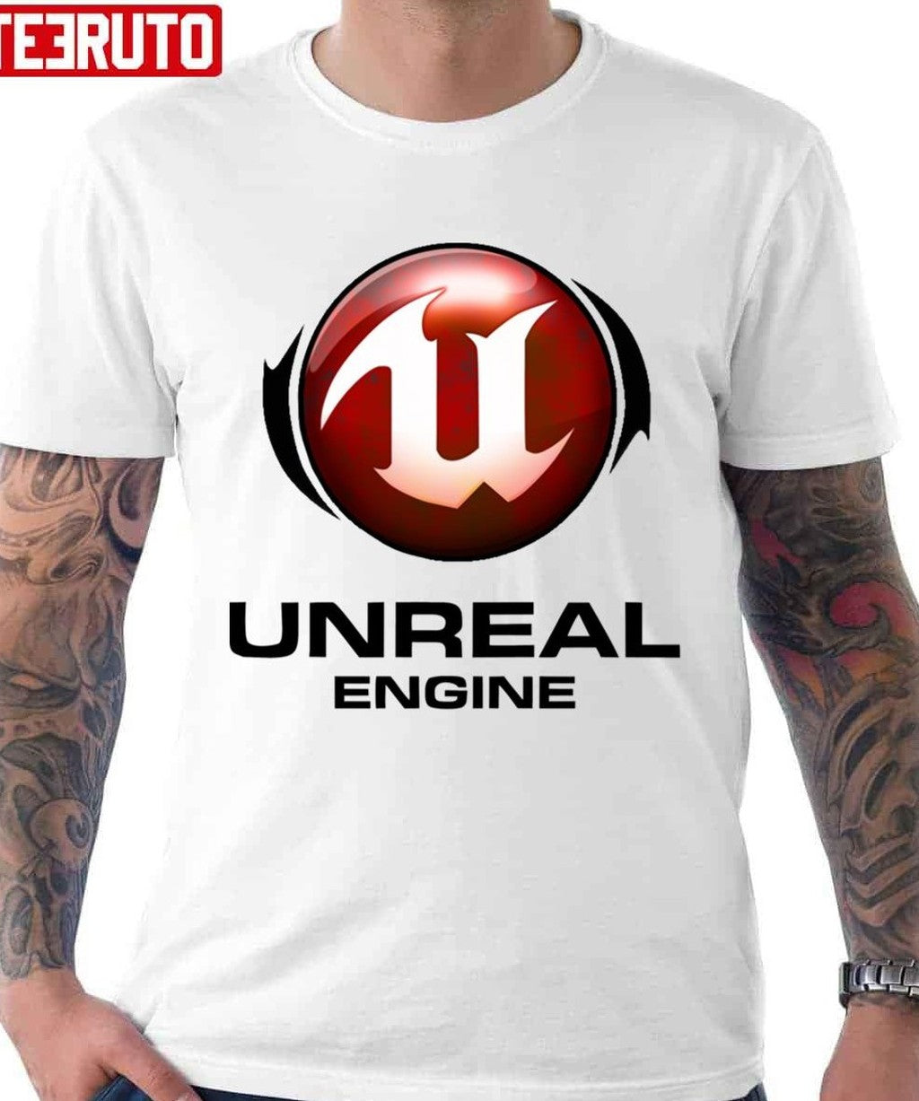 Original Unreal Engine Logo Merchandise Unisex T-shirt