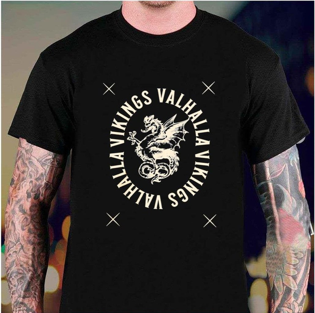 The Dragon Symbol Vikings Valhalla Unisex Hoodie