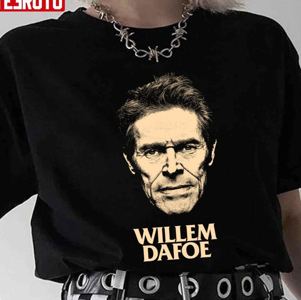 Portrait Of Actor Willem Dafoe Unisex T-Shirt